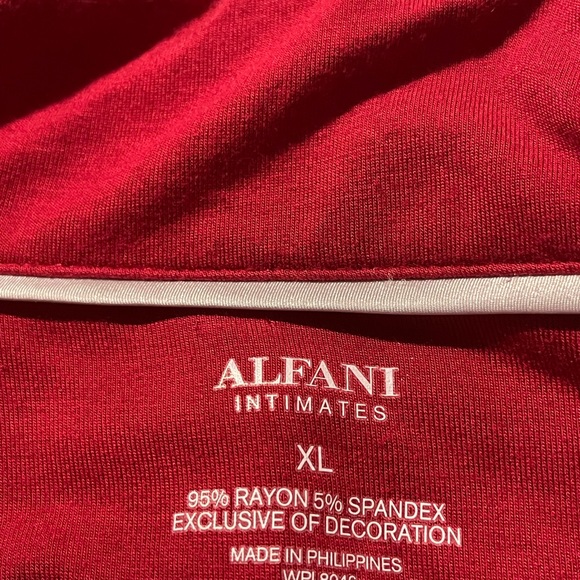 PJ/lounge wear top menswear styling Alfani VTG flowy great drape - Picture 4 of 4